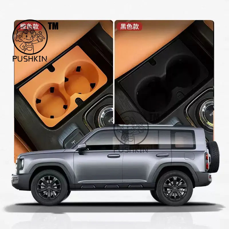 Car Water Cup Holder Silicone Pad for Haval H9 2025 | Interior Accessories lifestyle view
