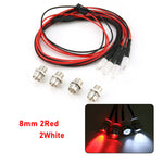 RC LED Light Kit Headlamps for 1/10 1/8 1/12 RC Car Truck Crawler Drift Car Headlight Ta detail view