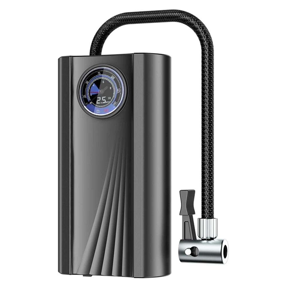 12V Electric Air Compressor High Precision Mini Tire Pump Quick Inflating Auto Air Compressor Cigarette Lighter for Car Auto