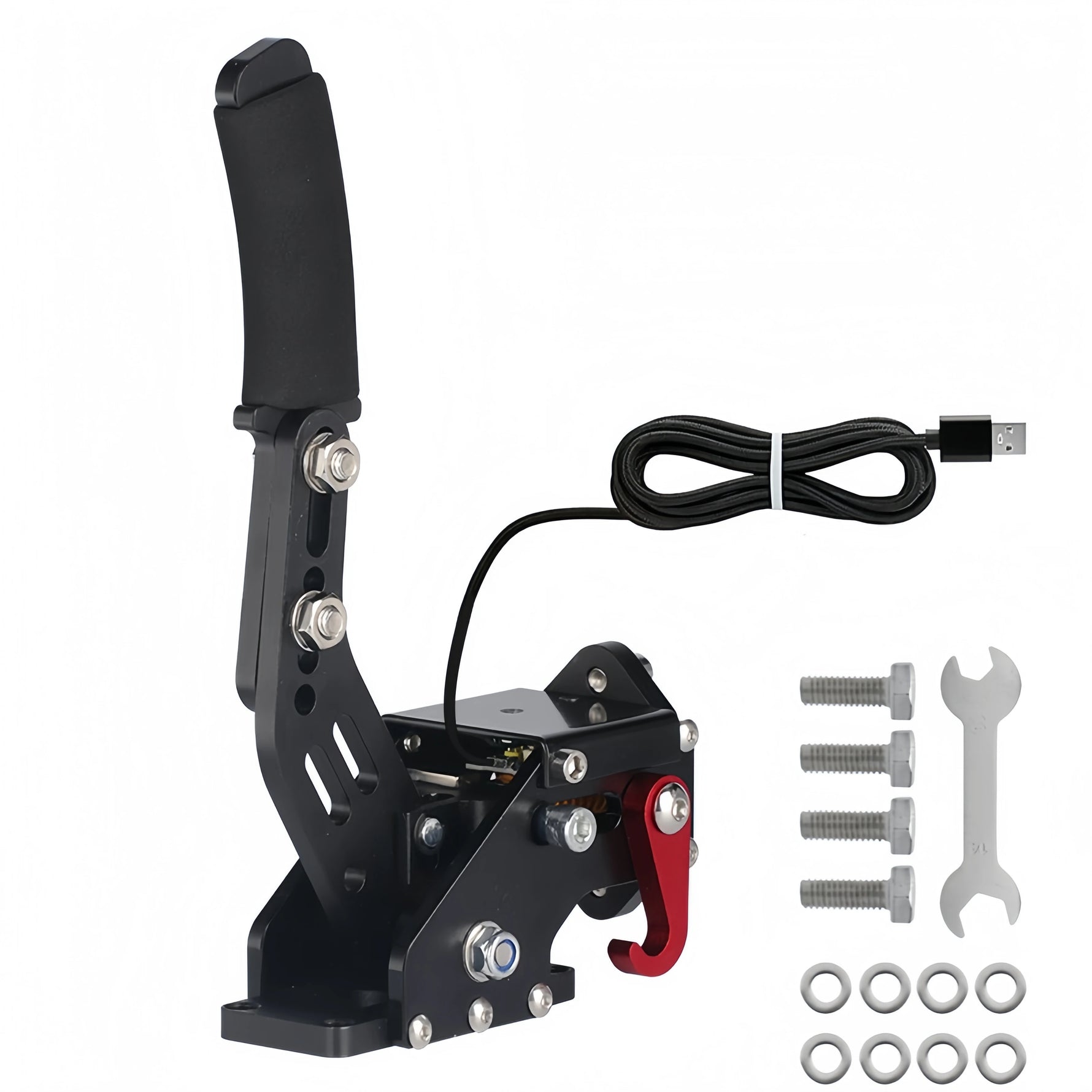 Sim Ruito USB Handbrake | Sim Racing PC Handbrake with Linear and Button Modes alternate view
