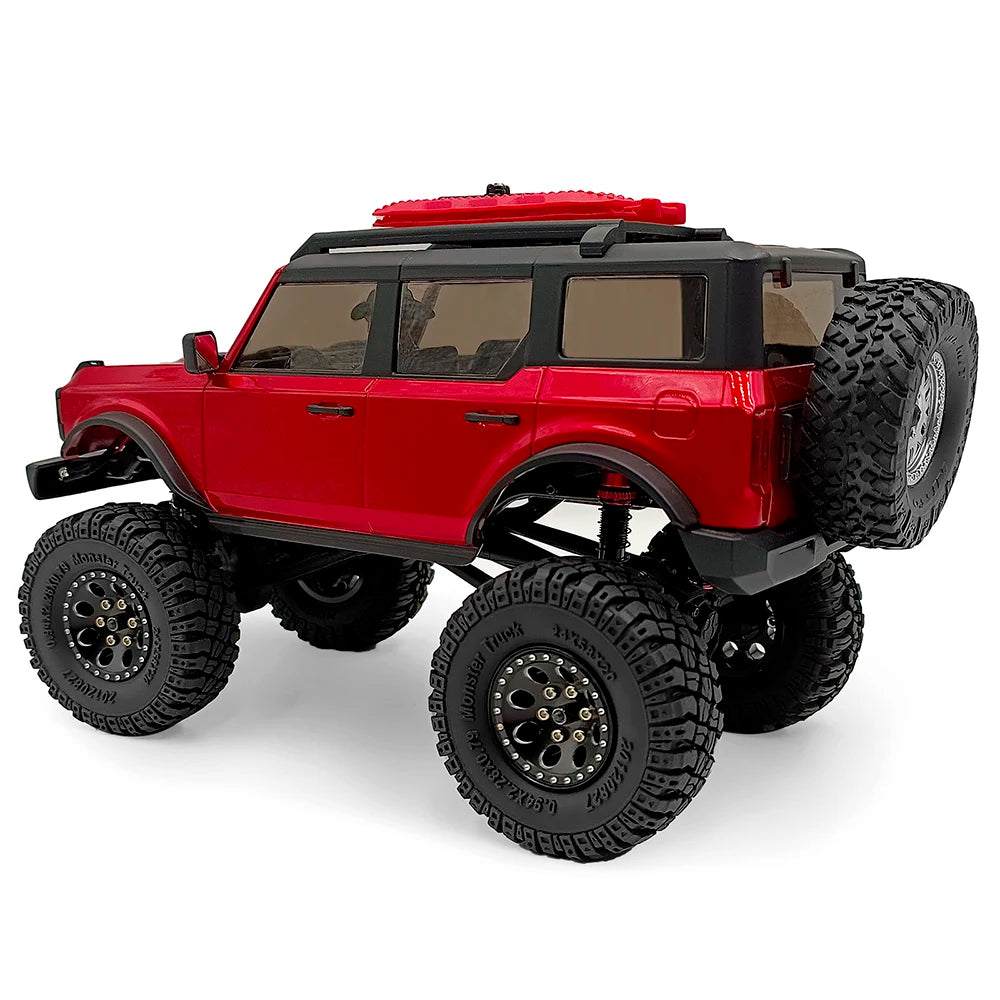 Mud Terrain Rubber Tyres 4PCS 1.0 Inch for 1/18 1/24 Axial SCX24 TRX4M Crawler additional angle