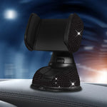 2024 Diamond Cell Phone Holder for Car Phone Mount Pink Flexible Table Stand Mount additional angle
