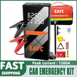 4 in 1 Car starting device Air Compressor Power Bank Portable Charger Car Booster For 12V Car Starting Tire Inflator Pump