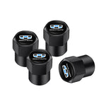 4pcs Car Tire Valve Caps Aluminum Alloy Dust Covers for Geely Models | Airtight Dustproo detail view