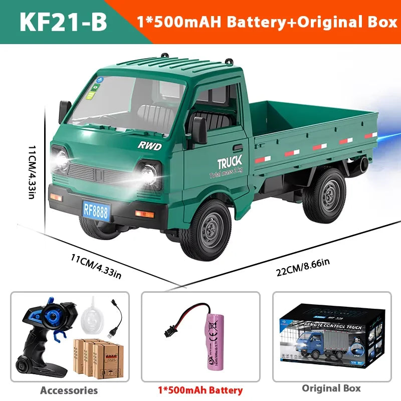 ZWN 1:16/1:18 RC CAR Simulation Drift Climbing Truck Led Light Small Cargo Remote Contro detail view