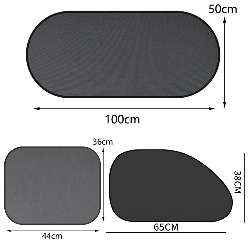 Foldable Mesh Car Sunshade | 1-5 Pcs