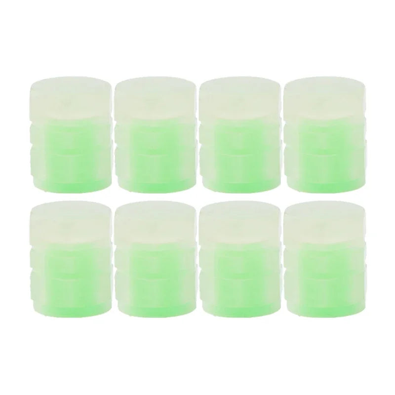 Luminous Valve Caps Fluorescent Night Car Tire Valve Caps Motorcycle Bike Glowing Decor detail view