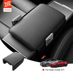 YZ for Tesla Model YL 3 Y Highland Juniper Center Console Central Box Armrest Pad Rest Lid TPU Soft Case Cover Car Accessories