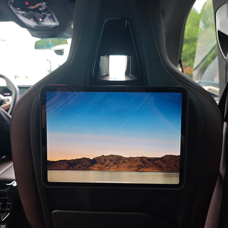 For BMW 5 7 Series I5 I7 IX X5 X6 X7 2023 2024 2025 Car Seat Pad Magnetic Holder Phone 15W Wireless Charger Stand Trim