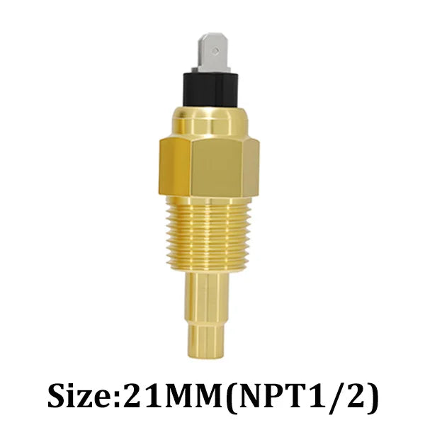 Car Water Temperature Sensor 12mm to 21mm NPT Thread | Automotive Coolant Temp Gauge S close-up view