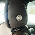 Car Headrest Adjustment Button Sequins Trim For Mercedes Benz C W205 E W213 GLC X253 201 detail view