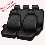 Universal Car Seat Covers PU Black Fashions Sports Seat Covers PU Car Seat Cover Universal Interior