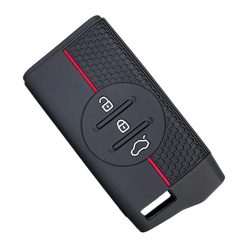 Soft Silicone Key Fob Case For Chery Tiggo 5x Sport Exeed Tiggo 8 Pro 3x 5x 7 Pro Hold close-up view