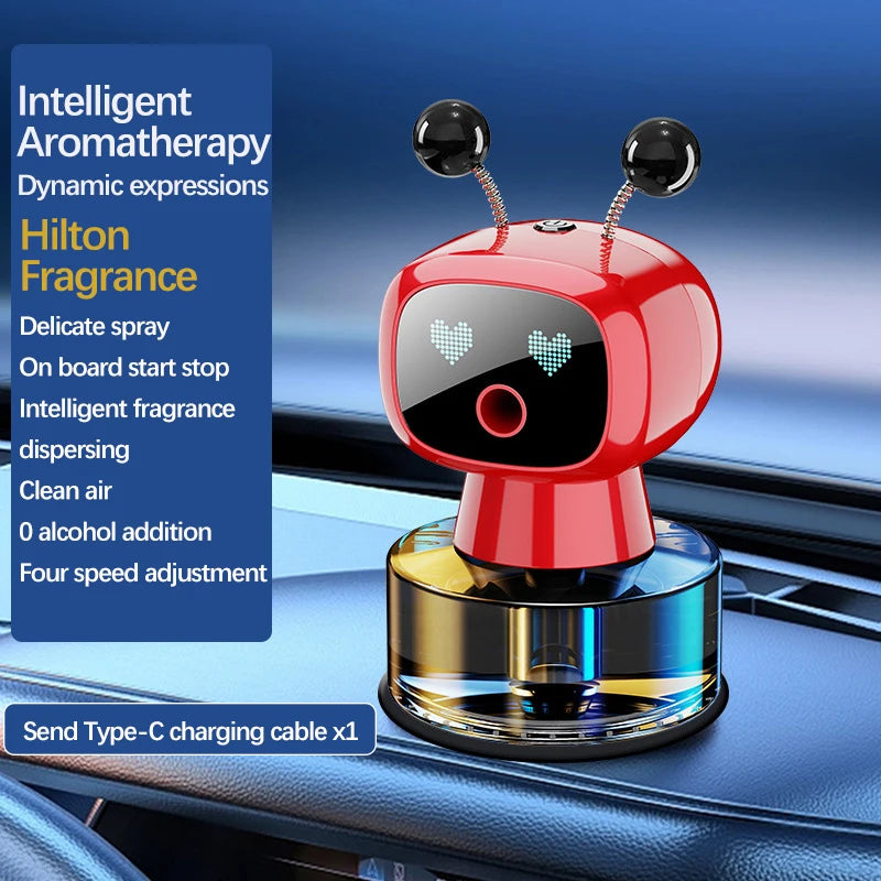Rechargeable Smart Car Air Freshener | Adjustable AI Aroma Diffuser alternate view