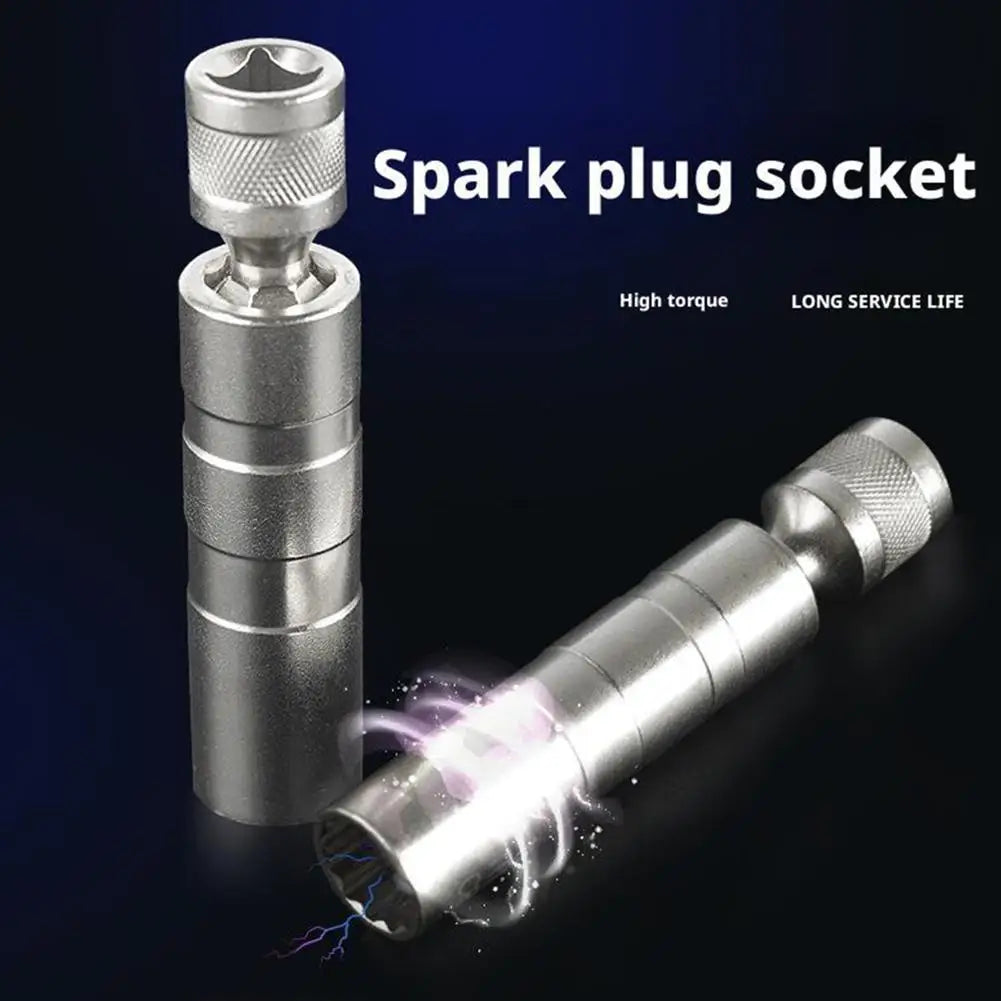 14mm 16mm Spark Plug Socket Wrench Adapter Auto Car Repair Nozzle Spark Plug Disassemb close-up view