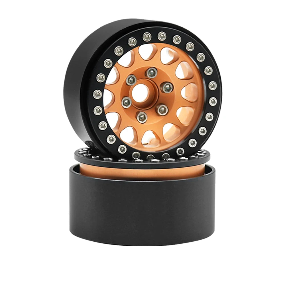 Metal 1.9 Beadlock Wheel Rim Hub for 1/10 RC Crawler D90 lifestyle view