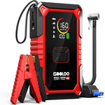GOOLOO A5 4000A Portable Jump Starter with Air Compressor 12000mAh Car Battery Starter with LED Flashlight And USB Charging