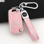 TPU Car Flip Key Case Cover Shell For Chevrolet Cruze Aveo Trax Sail Malibu Captiva O alternate view