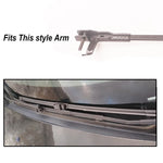 28" 28" 11" Front and Rear Wiper Blades Set for Peugeot 407 Estate 407SW 2004-2010 Left detail view
