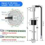 Digital Dual Gauge with Alarm 0-190ohm 52mm | Water Level and Sewage Level Meter for lifestyle view