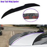 New Style Universal 3pcs Sedan Rear Trunk Tail Rear Wing Spoiler 117-127cm Adjustable DIY Refit Boot