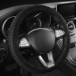 Universal Elastic Car Silicone Steering Wheel Cover Tire Texture Soft No Inner Ring Stee detail view