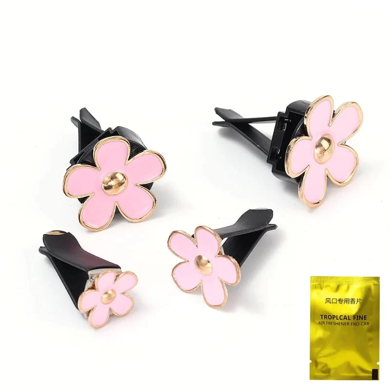 Little Daisy Car Air Vent Perfume Clip Cute Cars Aroma Diffuser Pendant Creative Girl alternate view