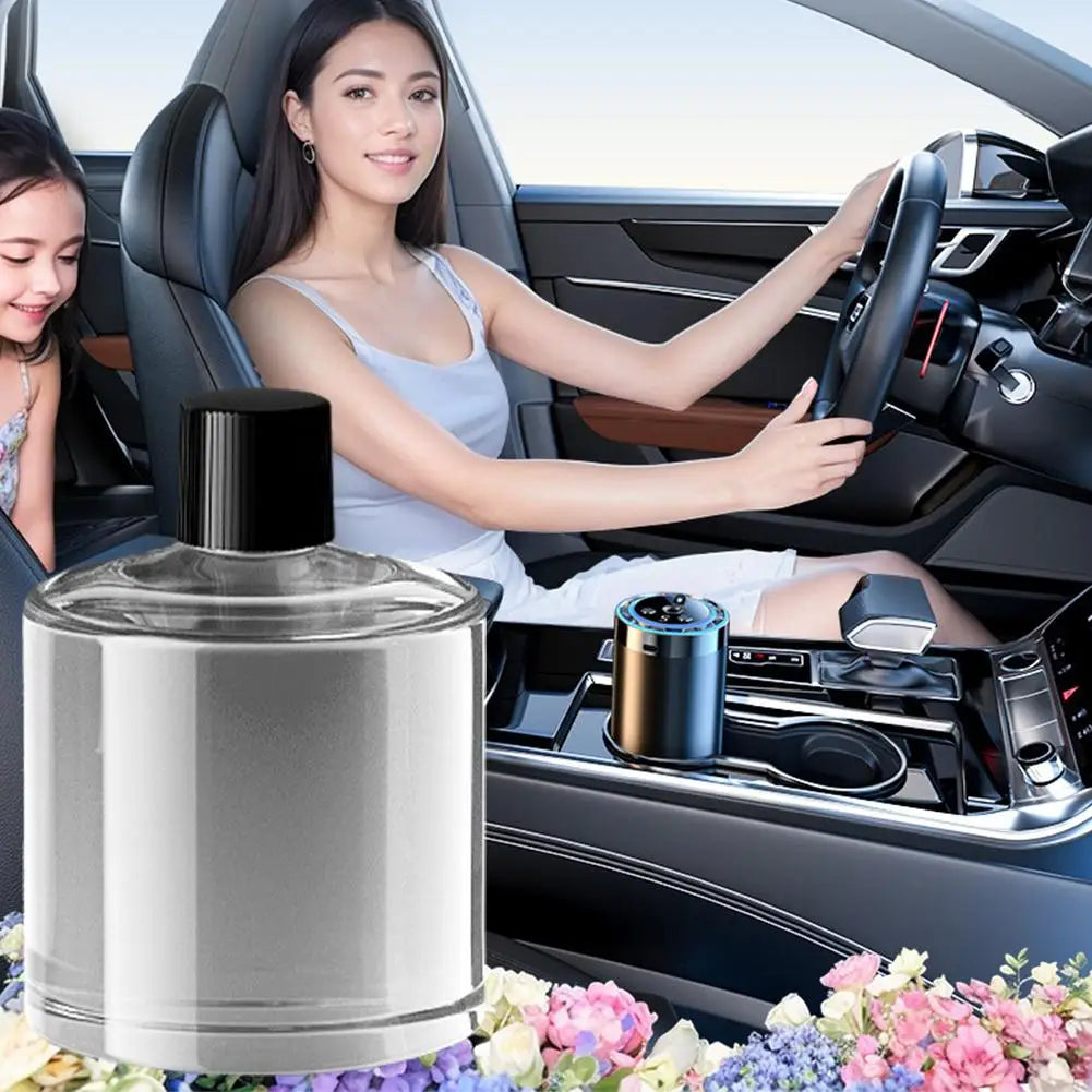 Smart Car Air Freshener Adjustable Car Smell Air Scent Ceiling Starry Scent Light 30-50ml Car Sky Automatic Ambient Freshener