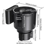 Car Cup Holder Expander with Phone Holder