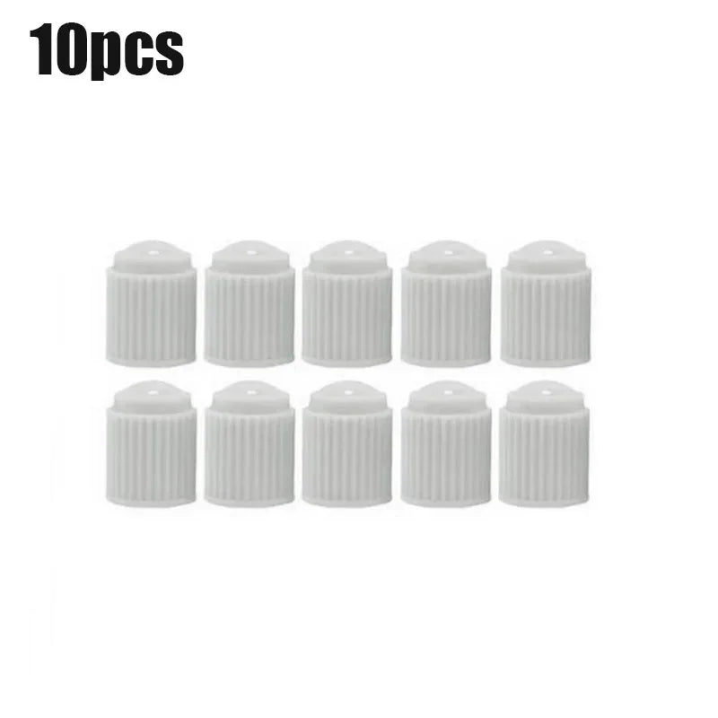 20Pcs Car Tire Tyre Valve Caps with O Rubber Ring Dust Covers Plastic Black Grey Red S close-up view