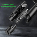 2-in-1 Car Safety Hammer Emergency Window Breaker Seat Belt Cutter Escape Rescue Tool Co detail view
