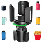 64oz Large Cup Holder Expander for Car | Expandable Cup Holder Adapter with Adjustable Base