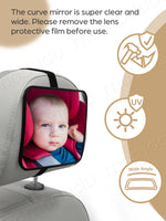 Baby Car Mirror For Rear Facing Infant With Crystal Clear View lifestyle view