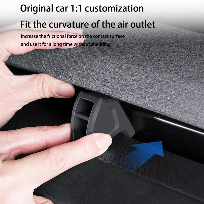 2025 Launch For Tesla MODEL 3 Highland Y Silicone Car Air Vent Air Freshener Adapter Air Outlet Aromatherapy Fragrance Clip