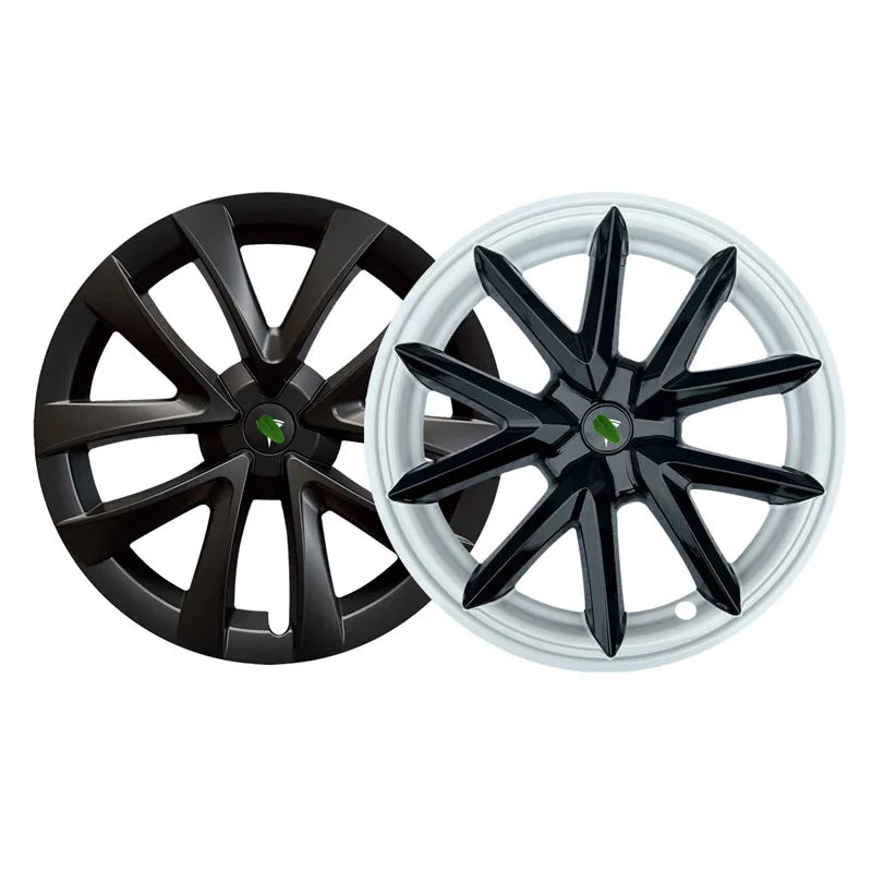 18-Inch Hub Caps Replacement Wheel Covers Set of 4 for Tesla Model 3 2017-2023 | ABS P close-up view