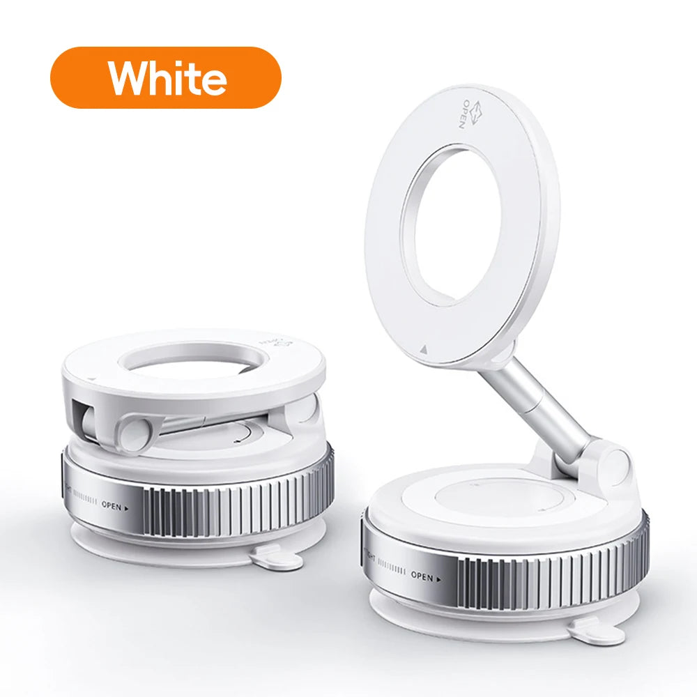 Car Phone Magnetic Stand Foldable Design 360° Rotation Adjustable Vacuum Strong Sucti alternate view