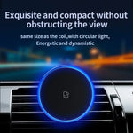 VIKEFON Magnetic Car Wireless Charger | LED/RGB Fast Charging Mount for iPhone 12-15 Pro detail view