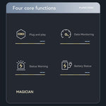 Profession Magician OBD2 F835 Head Up Display | Car Digital Boost Gauge Voltage Speed close-up view
