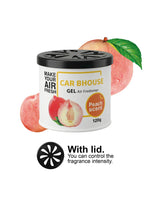 Dual-Purpose Car and Home Air Freshening Gel | 120g Long-Lasting Fruity and Floral Sce close-up view