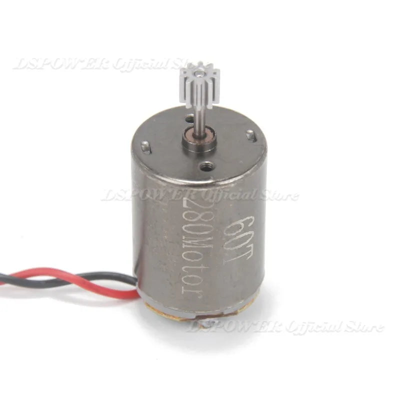 NEEBRC 280 Brushed Motor with Metal Gear for 1/12 RC Car Crawler Truck Vehicle MN78 MN82 detail view
