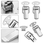 4pcs Duck-mouth Buckle Stainless Steel Vintage Mini Lock Chest Box Gift Suitcase Case close-up view