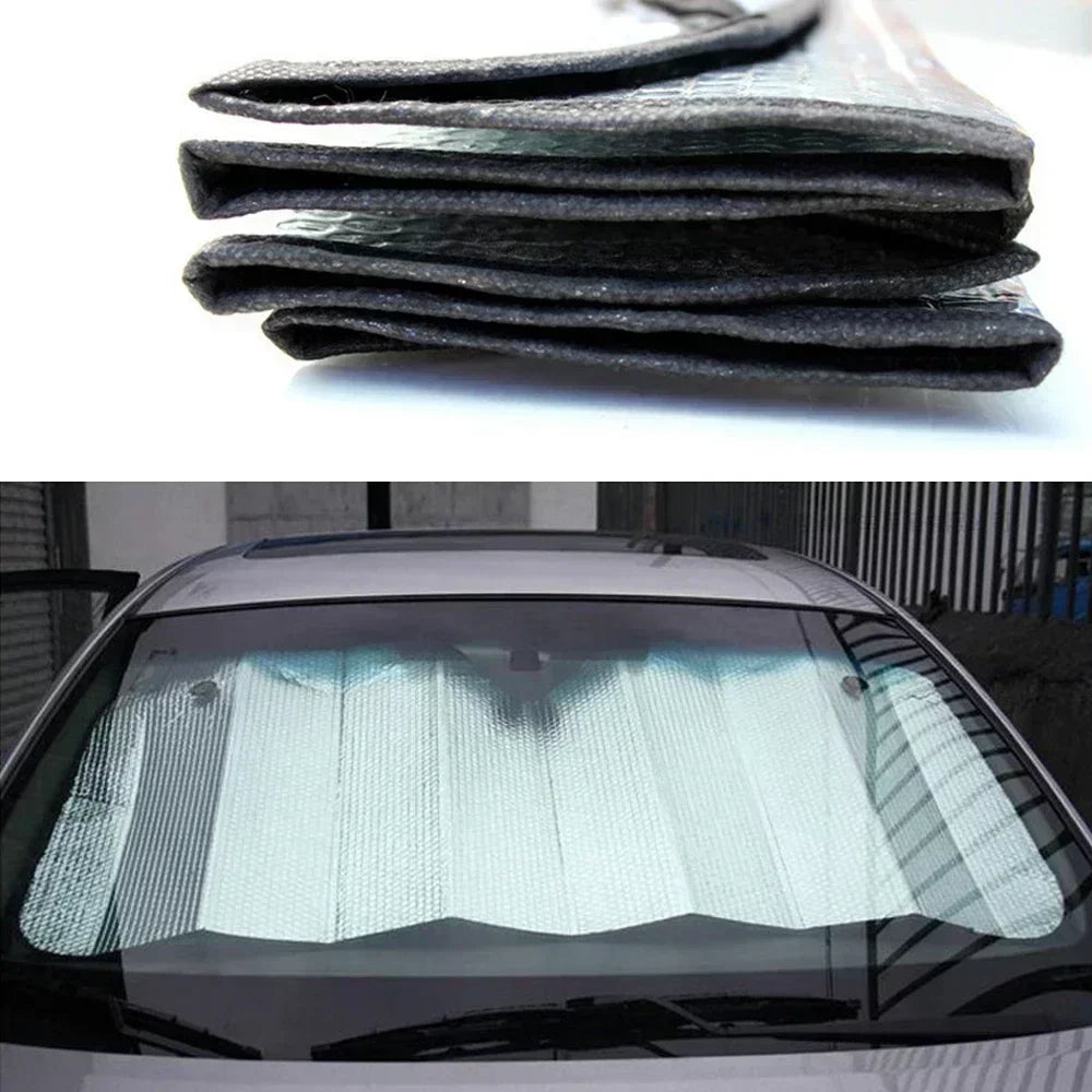 Car Windscreen Sunshade Heat Insulation Foil Curtain alternate view
