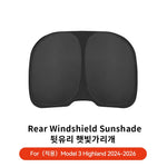 YZ for Tesla Model 3 Y Juniper Highland 2021-2025 Car Side Window Sunshade with Suction detail view