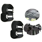2Pcs Fishing Rod Holder Straps For Car Clothes Bar close-up view