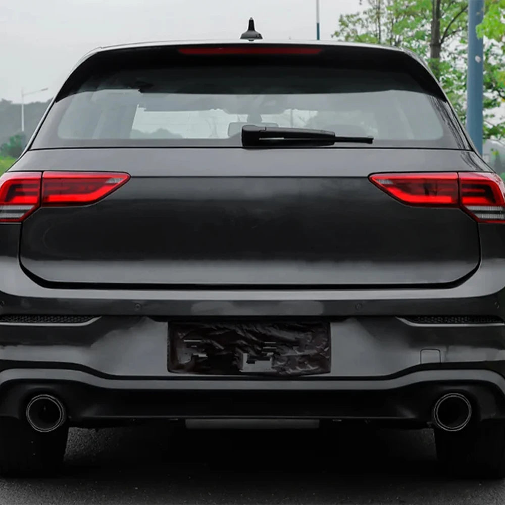 For VW Golf 8 MK8 Accessories 2020 2021 Honeycomb Style Rear Bumper Fog Light Lamp Cov close-up view