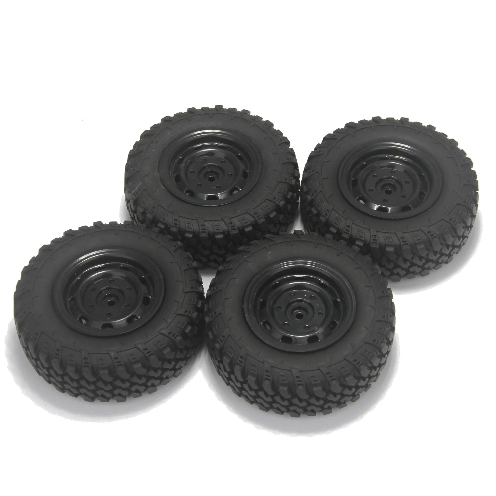 4PCS 73mm 5mm Hex 1/12 RC Car Crawler Off Road Rubber Tires Wheel for MN99 MN98 MN82 alternate view