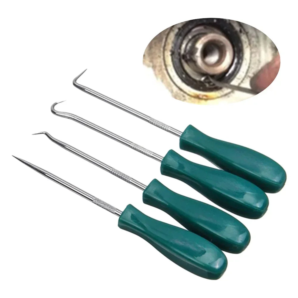 4 Pcs Oil Seal Screwdrivers Set Pick Hooks 135mm Metal