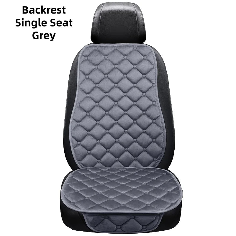 Car Seat Cushion Cover Universal Winter Warm Rear Seat Protector Three Piece detail view