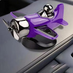Cool Solar Powered Rotating Airplane Silent 360° Auto Spin Car Dashboard Ornament Multifunctional Car Interior Decoration Gifts