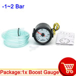 52mm Car Turbo Boost Gauge -30~30 PSI -1~2 Bar Blue Backlight | Automotive Vacuum Pre alternate view